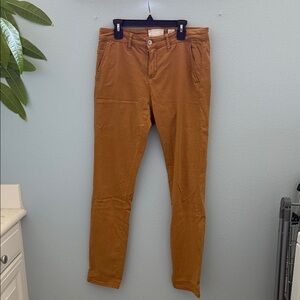 Anthropologie Women's Straight Leg Pants in Tan